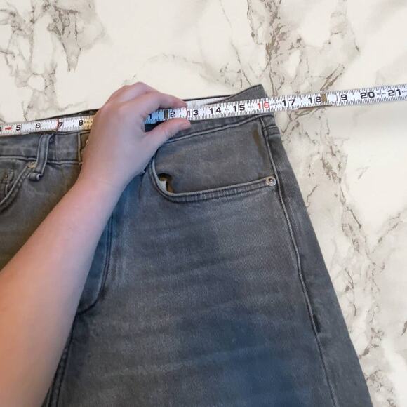 Rag & Bone Gray Fit 1 Extra Slim Cotton Poly Stretch Skinny Jeans Size 34 - Picture 4 of 12